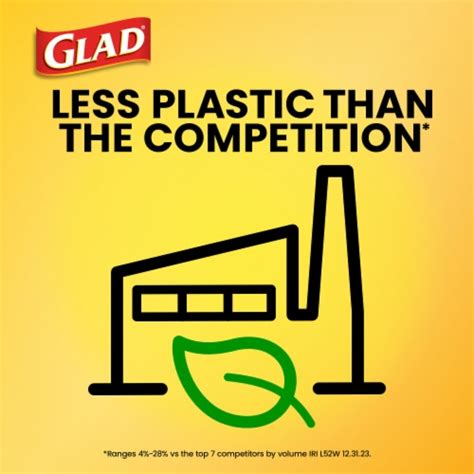 Glad ForceFlex Drawstring Large Trash Bags Pine Sol Original Scent 25