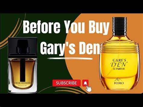 Gary S Den Le Parfum Fomo First Impression Dior Homme Parfum Clone