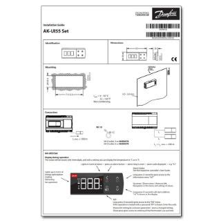 Hunter Liberty Corp Danfoss Ak Ui Set Remote Display Installation Guide