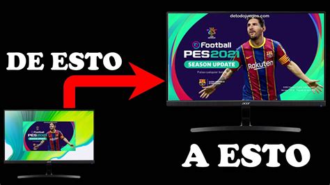 Cómo CONFIGURAR el Modo de Ventana y RESOLUCIÓN en PES 2021 para PC