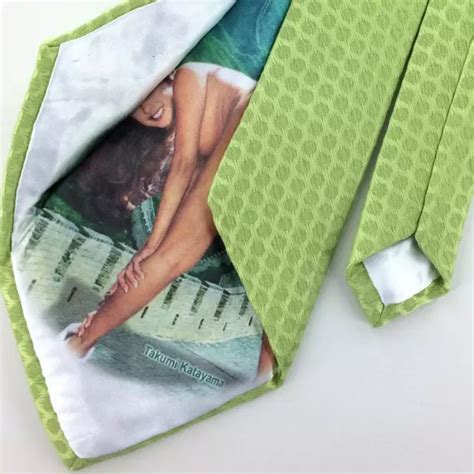 PIN UP TIE Peek A Boo Peekaboo Nude Naked Woman Girl Risque Necktie