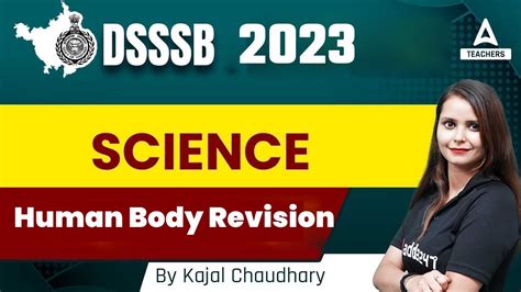 DSSSB HSSC TGT 2023 HSSC Science Screening Preparation Human Body