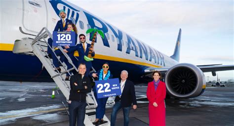 Ryanair Plans Biggest Ever Schedule From Dublin This Summer With 120