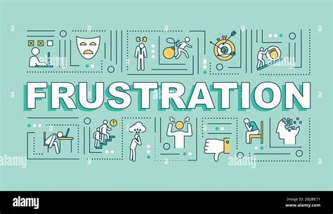 Frustration Word Concepts Banner Failure Feeling Helpless Negative