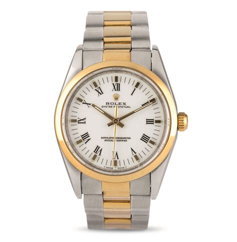 At Auction Rolex Rolex Classic Oyster Perpetual Ref 14203 In Steel