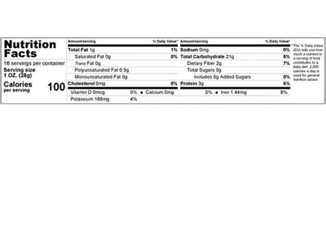 White Sorghum Nutrition Facts Gerbs Allergy Friendly Foods