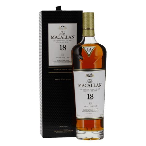 Macallan 18 Year Old Sherry Oak 2021 Release - Whisky from The Wine ...