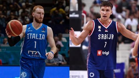 Italy Vs Serbia Fiba World Cup Tuneup August Date Time Where