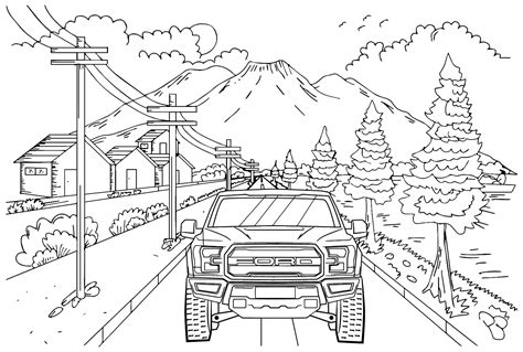 29 páginas para colorear de Ford ColoringPagesOnly