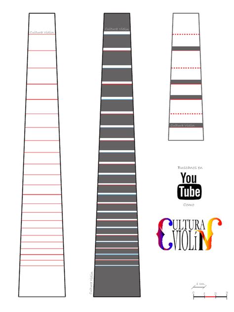 Plantilla Lineas Guía Violín Pdf