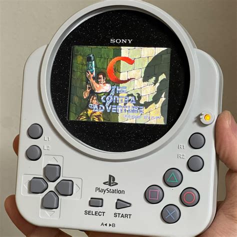 Rare 2001 Ps1 Controller Modded Into A Quirky Playstation Handheld