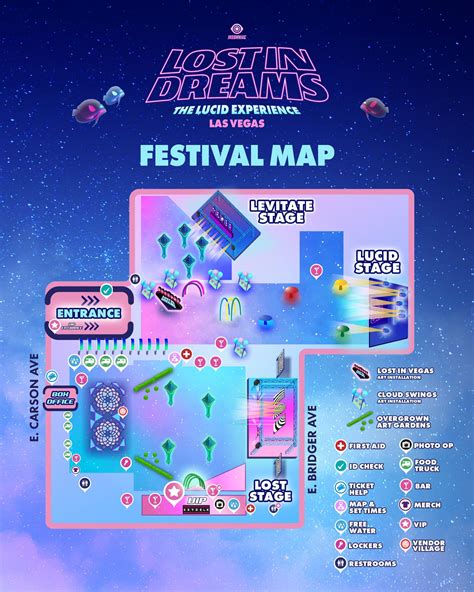 Prepare for this weekend’s Lost in Dream festival with map & schedule