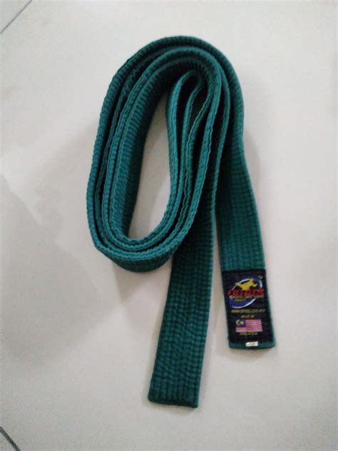 Green Karate Belt, Men's Fashion, Watches & Accessories, Belts on Carousell