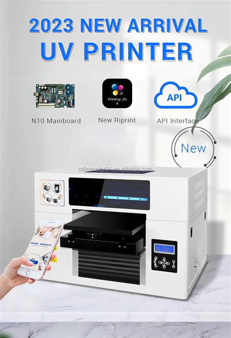 Refinecolor Ai Drawing Function Desktop Uv Printer Flat Bed Printing