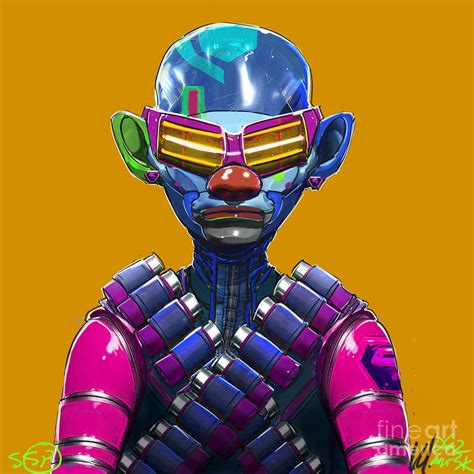 sad clown gangster digital art  iazart fine art america
