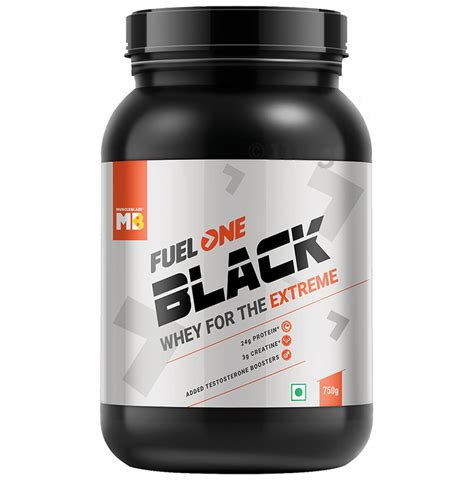 MuscleBlaze Fuel One Black Whey Protein With Creatine Added