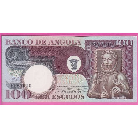 Angola P 106 ETAT SPL 100 Escudos 1973