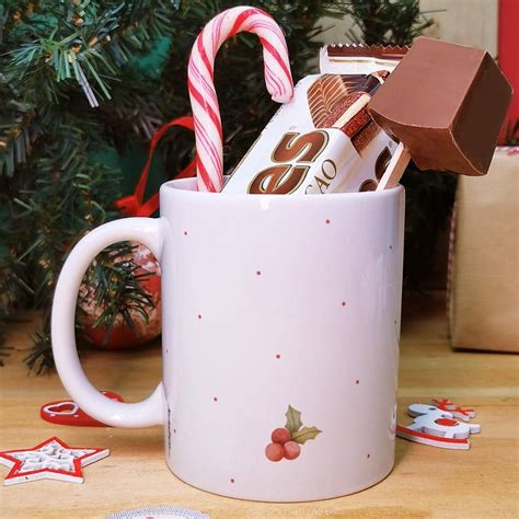 Mug Joyeux Noël ma soeur et ses confiseries rétro cadeau personnalisé