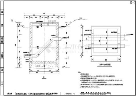 某地污水顶管沉井结构设计施工图纸其他基础施工图土木在线