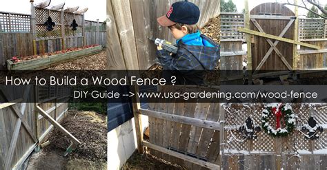 How to build a Backyard Fence - Designs Ideas