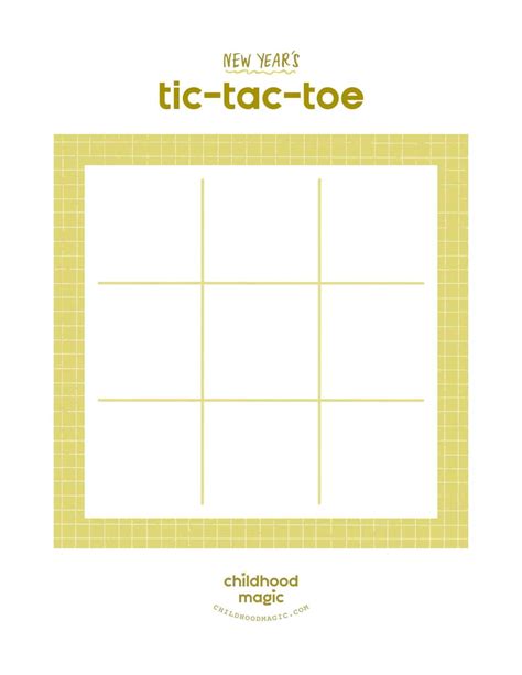 free printable tic tac toe 2