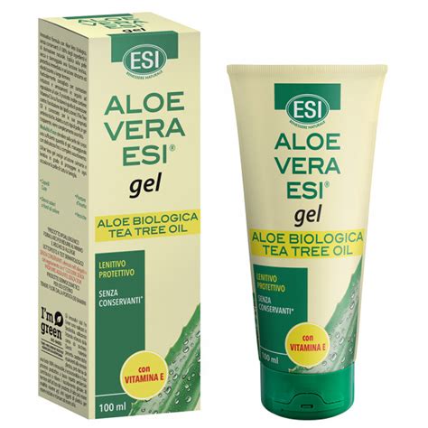 Aloe Vera Esi Gel Vitamina E E Tea Tree Oil