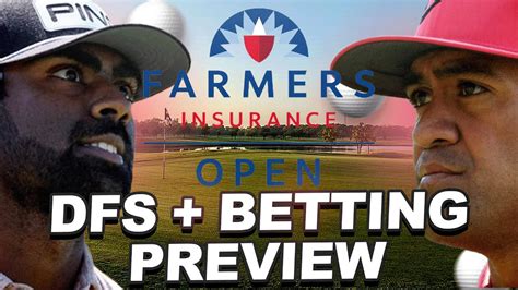 Dfs Betting Preview Farmers Insurance Open Draftkings Dfs Core