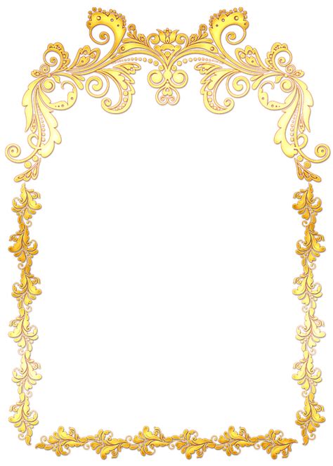 Frame Dourado Em Png Download This Golden Border Frame Frame Clipart Images