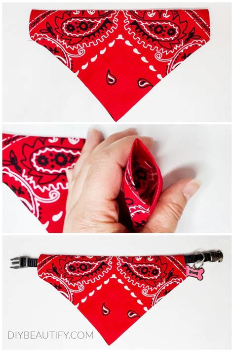 How to Make No-Sew Over-the-Collar Bandanas for your Dog - DIY Beautify ...