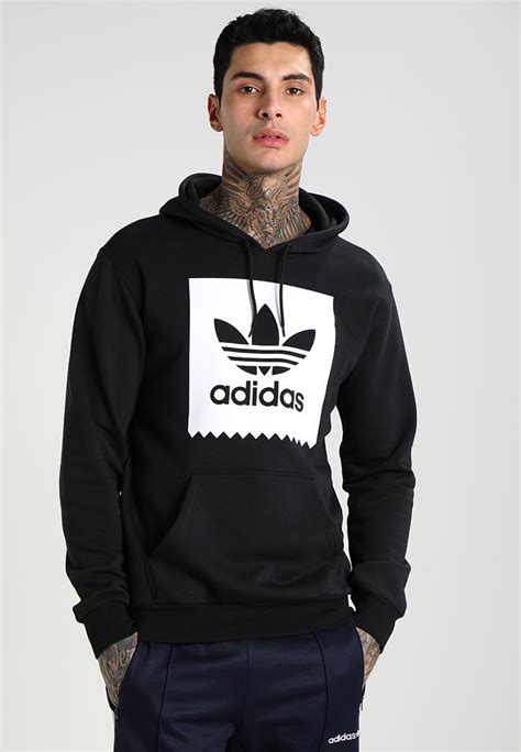 Adidas Originals Solid Bb Sweat à Capuche Blackwhitenoir Zalandofr