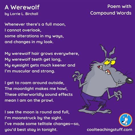 Teach Compound Words With Poems Cool Teaching Stuff