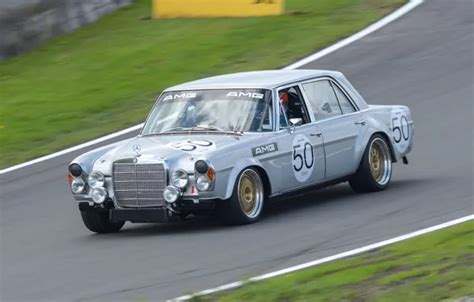 Wallpaper Retro Mercedes Benz SEL 6 3 AMG 300 Race Classic For