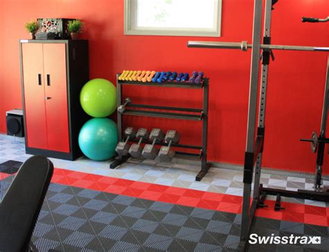 Home Gym Flooring | Durable Gym Floor Tiles | Swisstrax