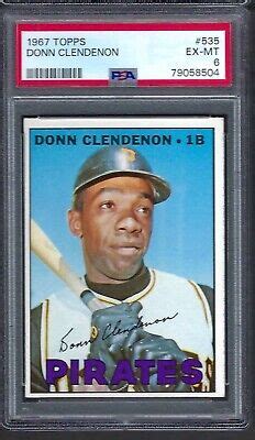 Topps Donn Clendenon Pirates Ex Mt Psa Ebay