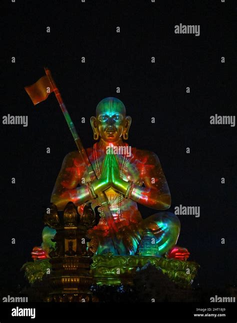 Ramanuja statue, Statue of Equality, Muchintal, Hyderabad, Telengana ...