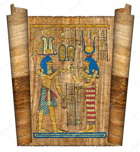 Egyptian papyrus — Stock Photo © Ragnarocks #2131927