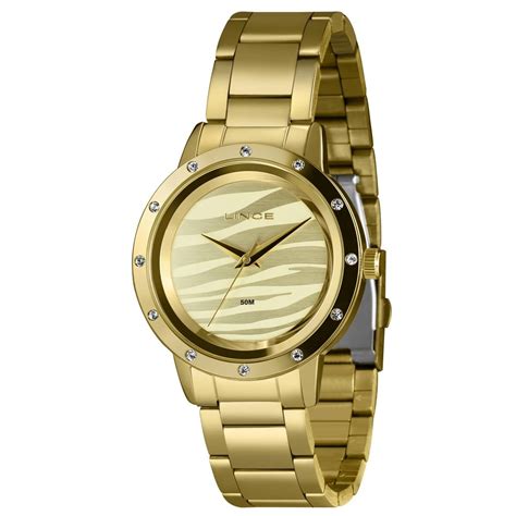 Relógio Lince Feminino Ref Lrg4731l42 Cxkx Casual Dourado Dourado