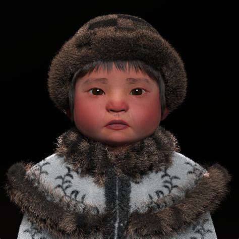 Eskimo baby girl - ZBrushCentral