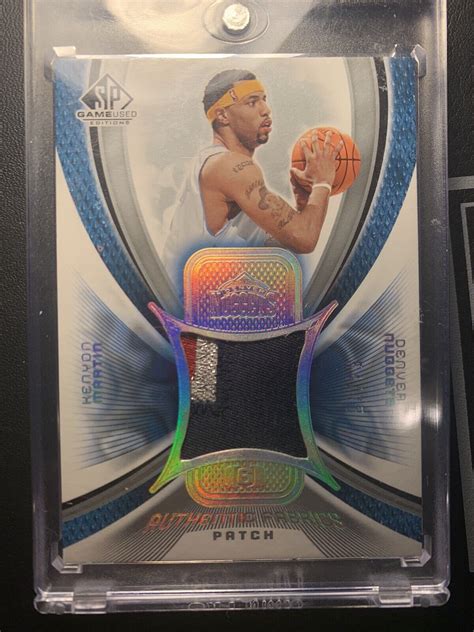 Kenyon Martin Sp Game Used Edition Authentic Fabrics Color Patch