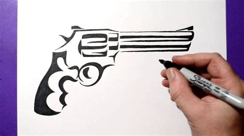 Revolver Tattoo Drawing Guns Tattoo Gun Tattoos Designs Drawings | Hot ...