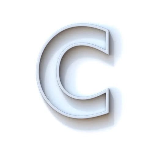 Golden Font Collection Letter C D Render Illustration Isolated On