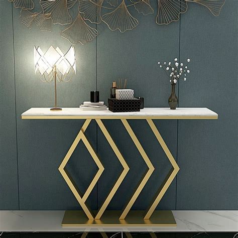 Console Table Design Modern Console Style Console Table Styling Marble Console Table Narrow