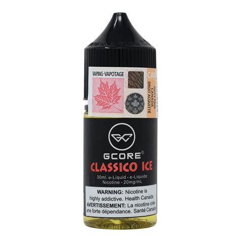 Classico Ice Gcore Hits Salts Ez Vape Canada