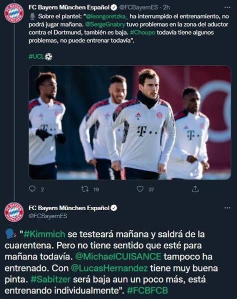 Bayern Múnich Vs Barcelona Todas Las Bajas De Cara Al Duelo Por