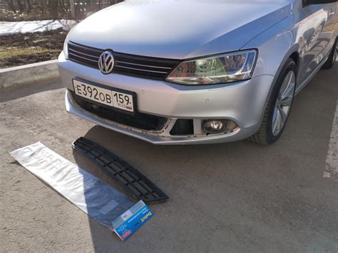 Сетка в бампер — Volkswagen Jetta VI, 1,6 л, 2013 года | тюнинг | DRIVE2