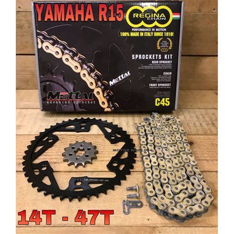 Yamaha R Mt V Full Set Regina Chain Kit Sprocket R M R V