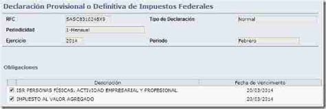 Ejemplo De Pago Provisional Simplificado Isr E Iva De Personas Fisicas