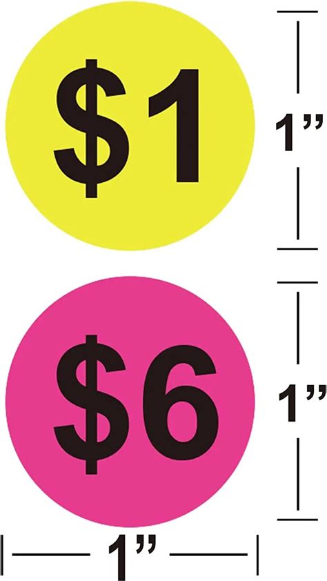 Printable Garage Sale Price Tags