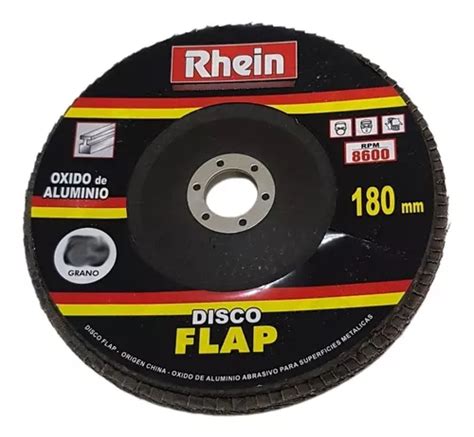 Disco Flap Rhein Lija Amoladora Mm Pulgadas Grano En Venta En