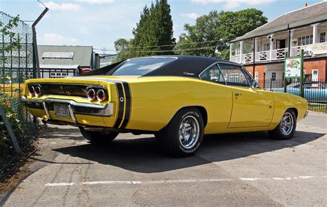 1968 Dodge Charger Rt Yellow 4 James Vaughan Flickr